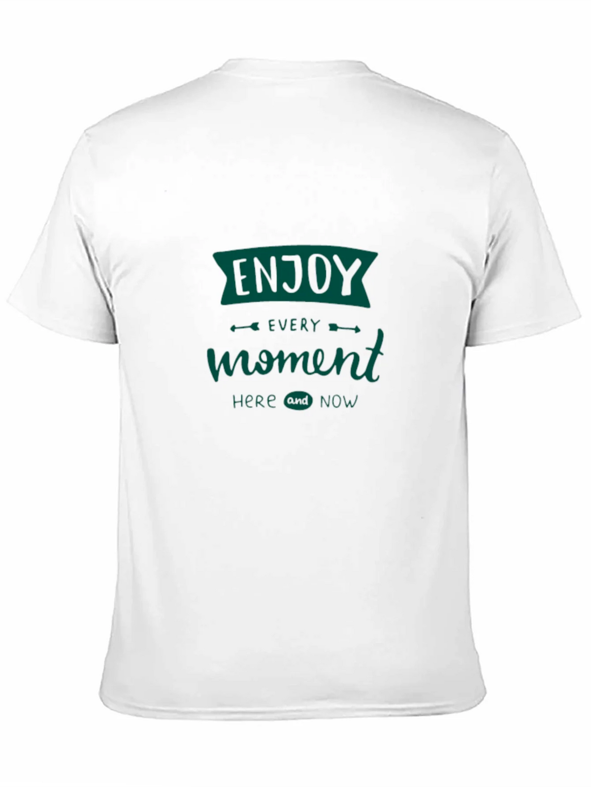 Enjoy Every Moment Tee - Black Graphic T-Shirt product image 2