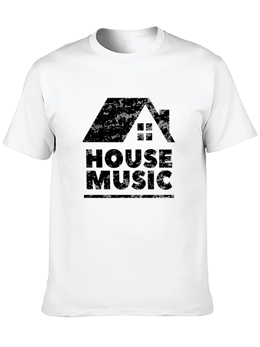 House Music Graphic T-Shirt - Distressed Design product image 12