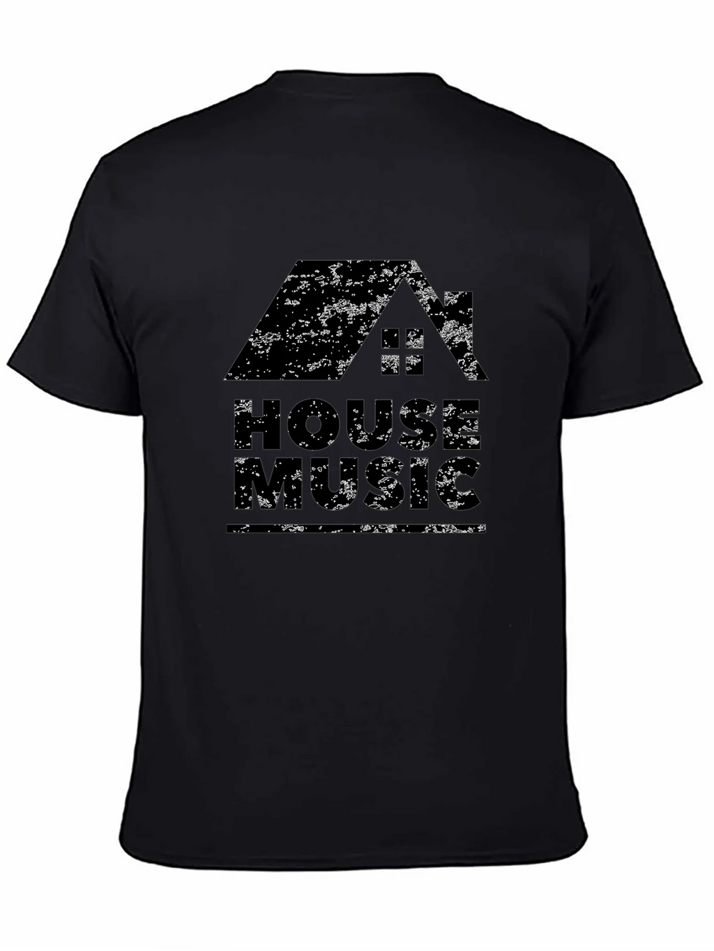 House Music Graphic T-Shirt - Distressed Design product image 7