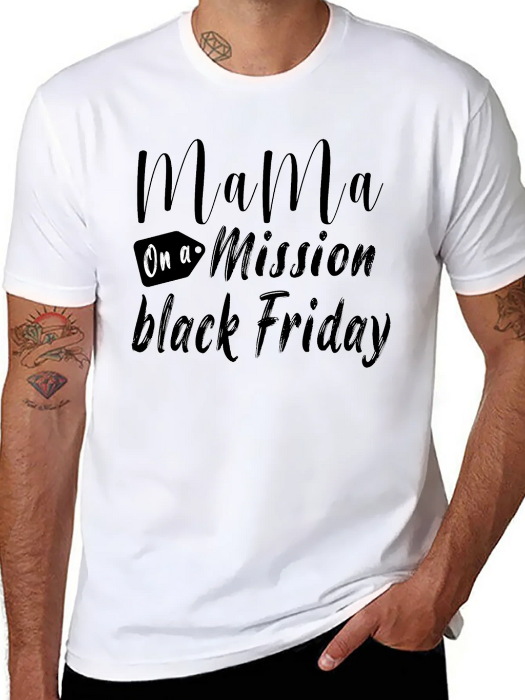 Mama On a Mission Black Friday T-Shirt product image 10