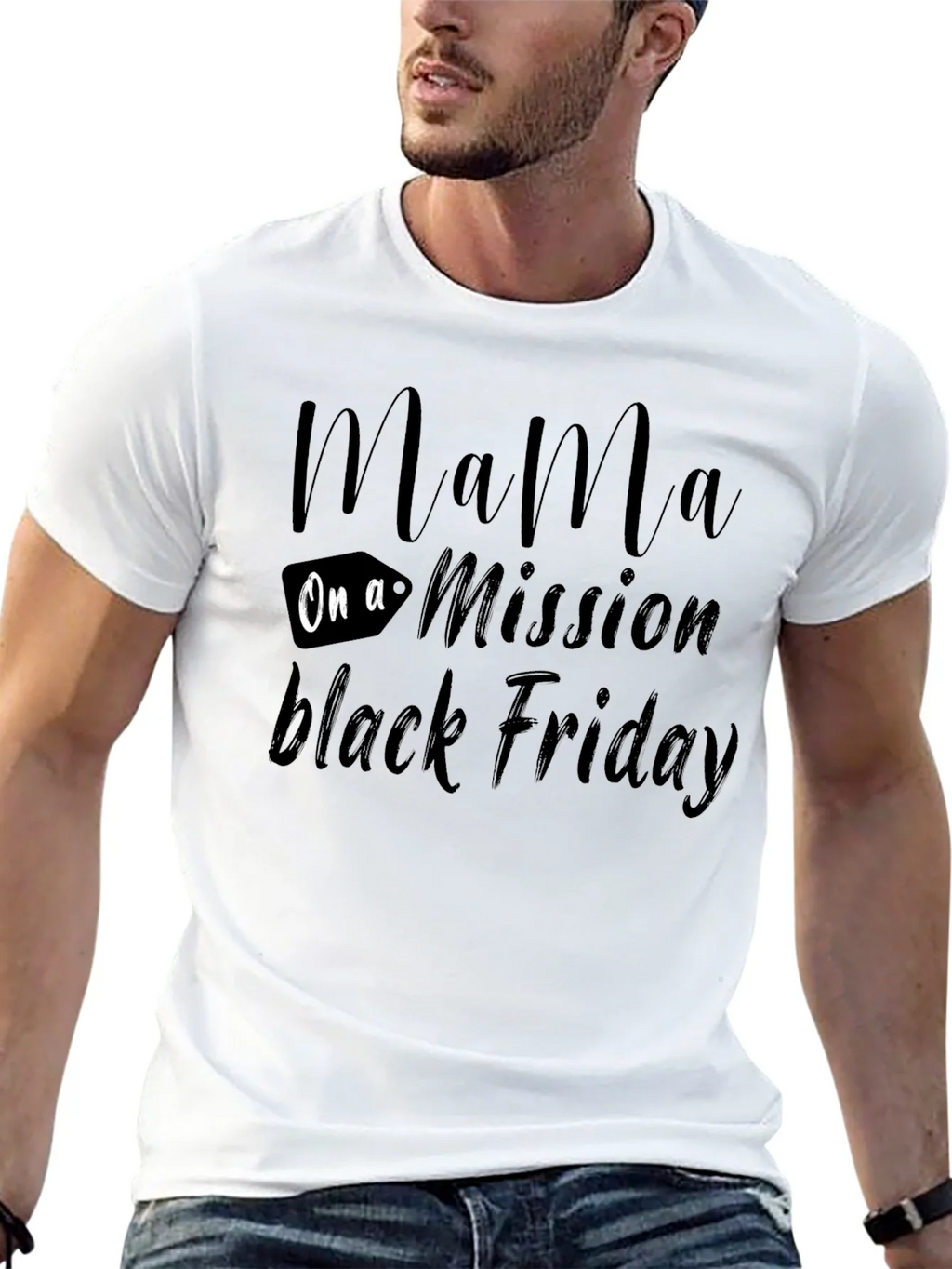 Mama On a Mission Black Friday T-Shirt product image 4