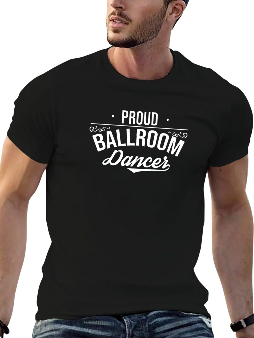 Proud Ballroom Dancer Black T-Shirt product image 9
