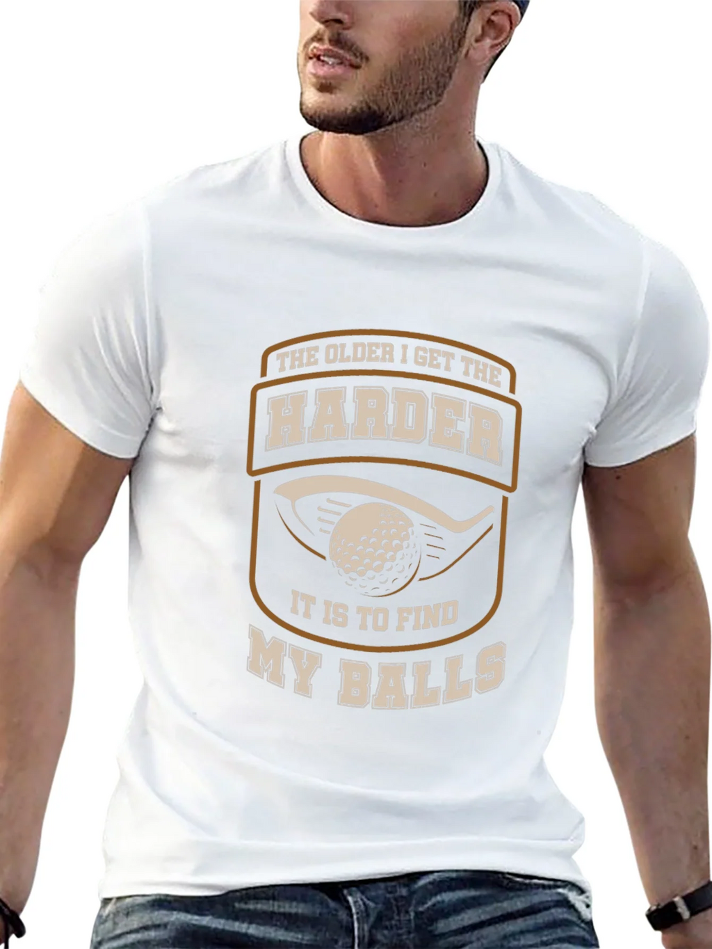 Golf Humor T-Shirt - The Older I Get Harder... product image 4