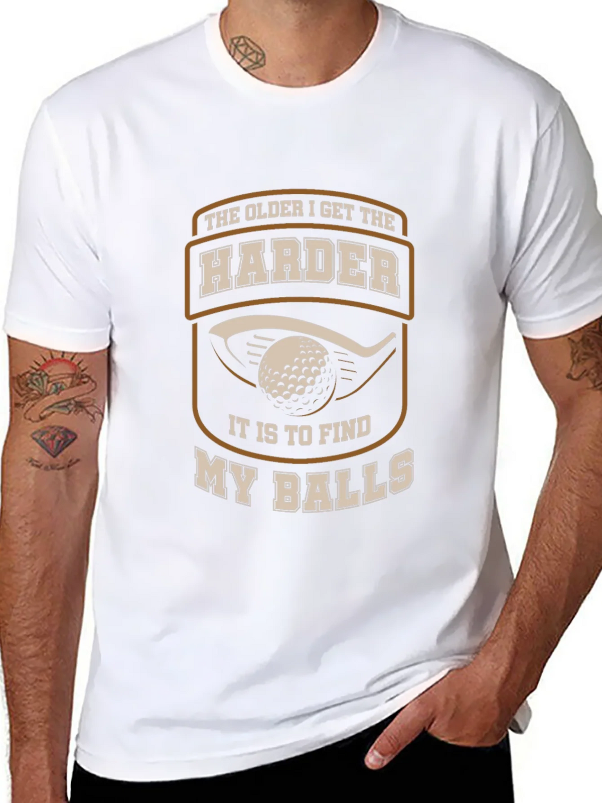 Golf Humor T-Shirt - The Older I Get Harder... product image 10