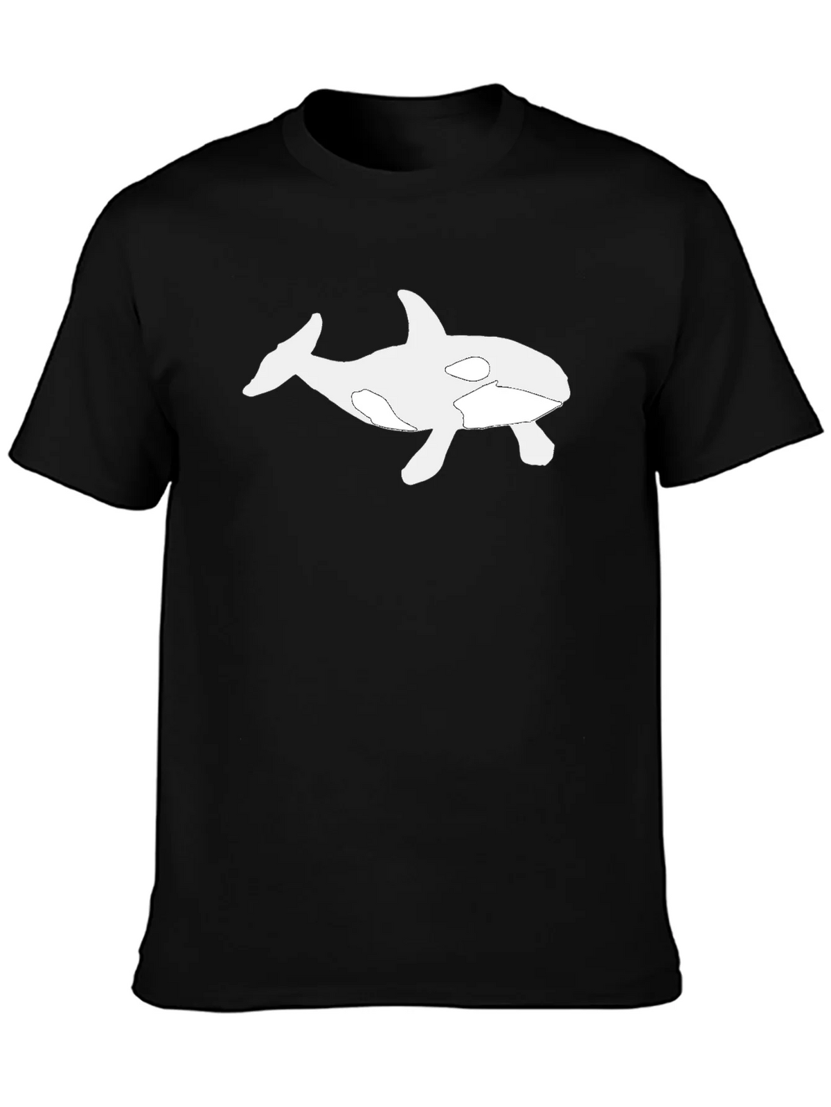 Orca Graphic T-Shirt - Black Cotton Blend product image 6