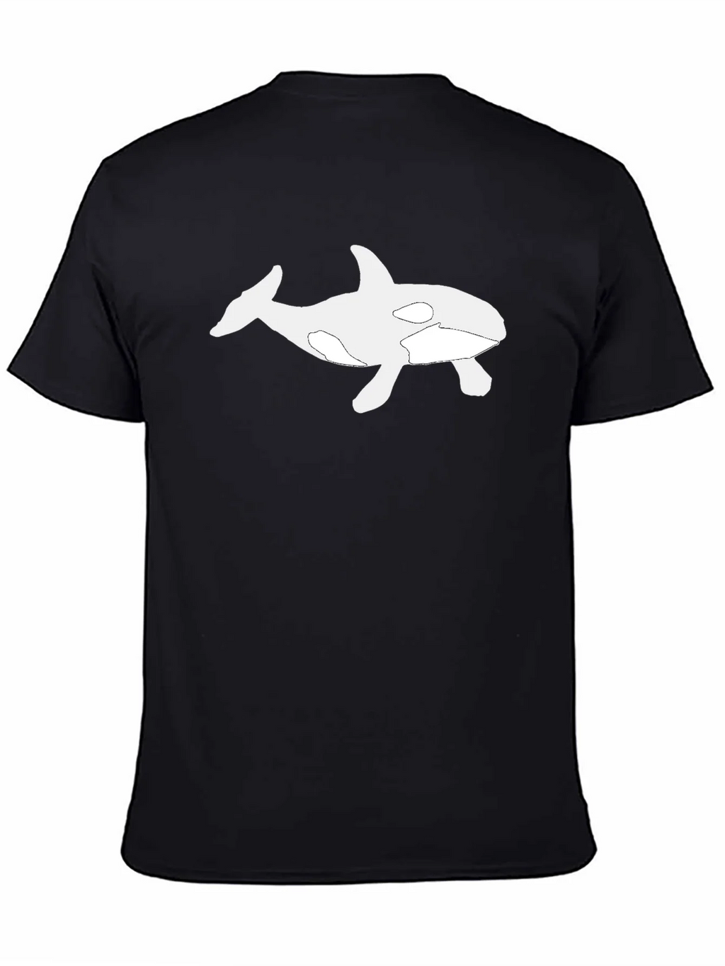 Orca Graphic T-Shirt - Black Cotton Blend product image 7