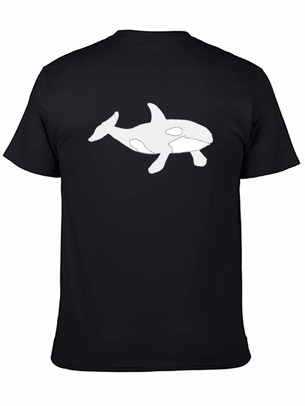 Orca Graphic T-Shirt - Black Cotton Blend product image 7