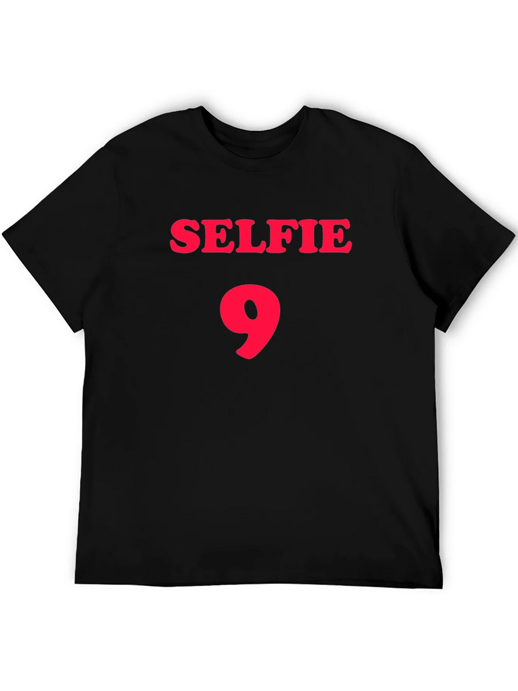 Selfie 9 Black Graphic T-Shirt product image 8