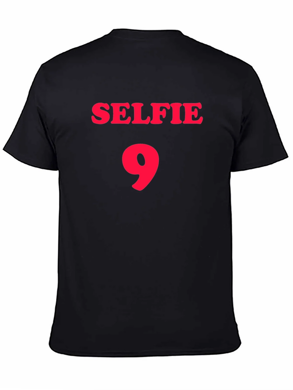 Selfie 9 Black Graphic T-Shirt product image 7