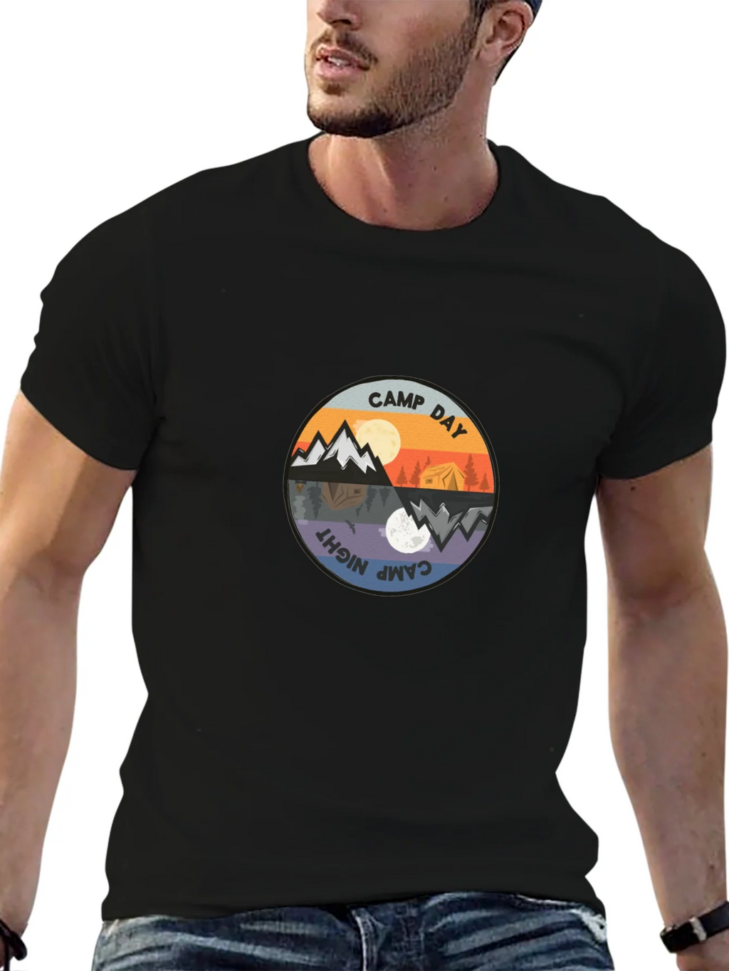 Camp Day & Night Graphic Tee product image 9