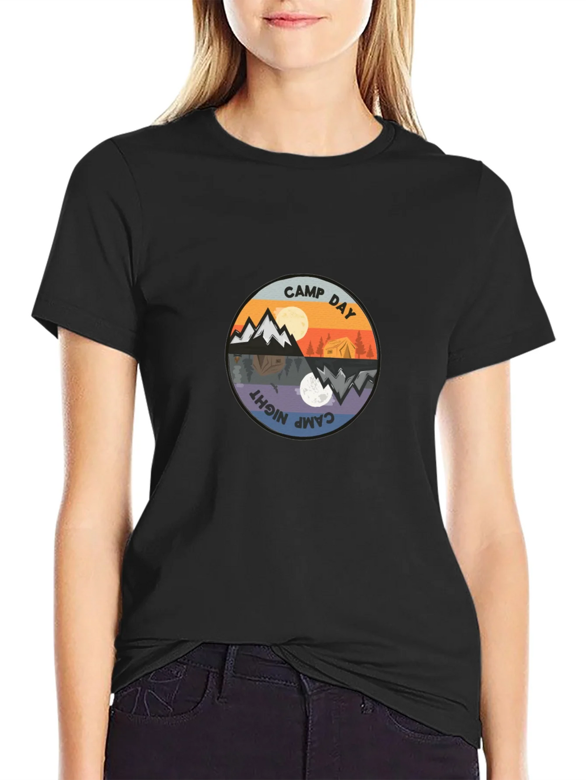 Camp Day & Night Graphic Tee product image 5