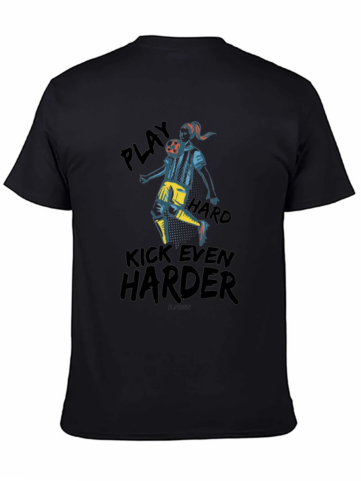 Play Hard Soccer Graphic Tee - Black product image 7