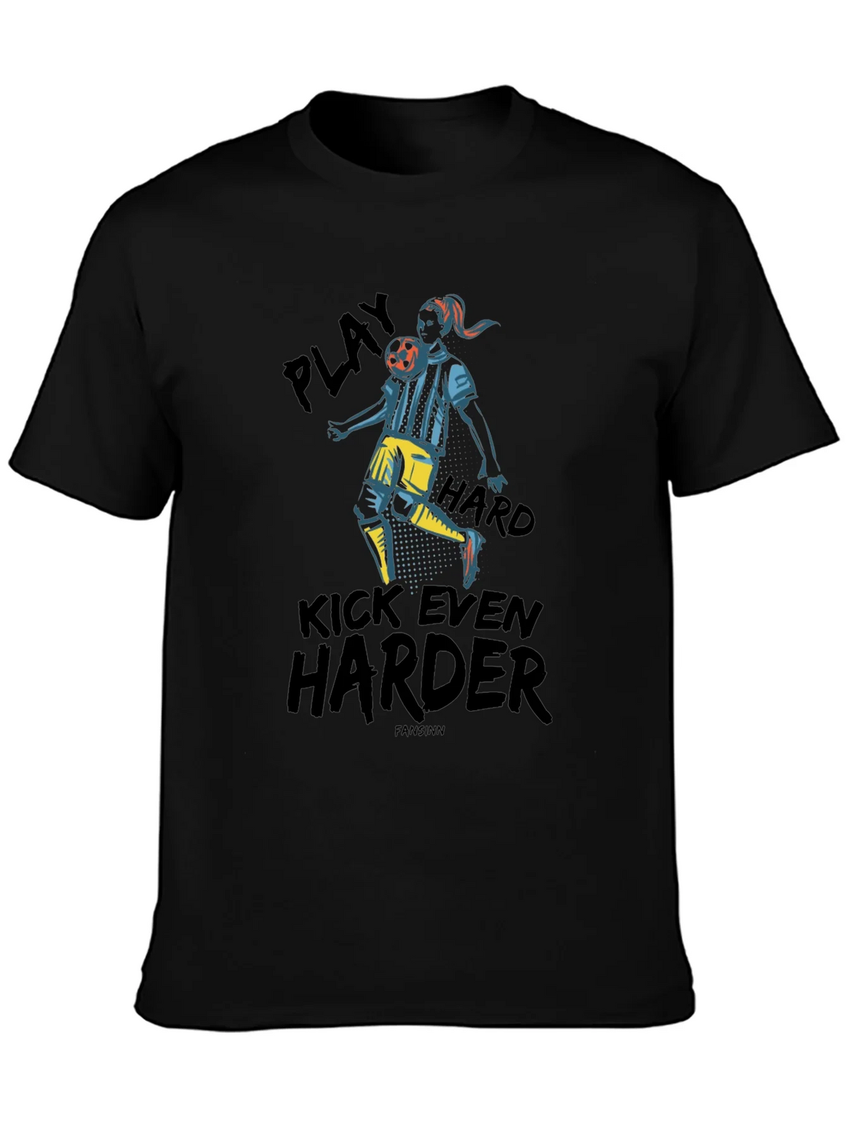 Play Hard Soccer Graphic Tee - Black product image 6