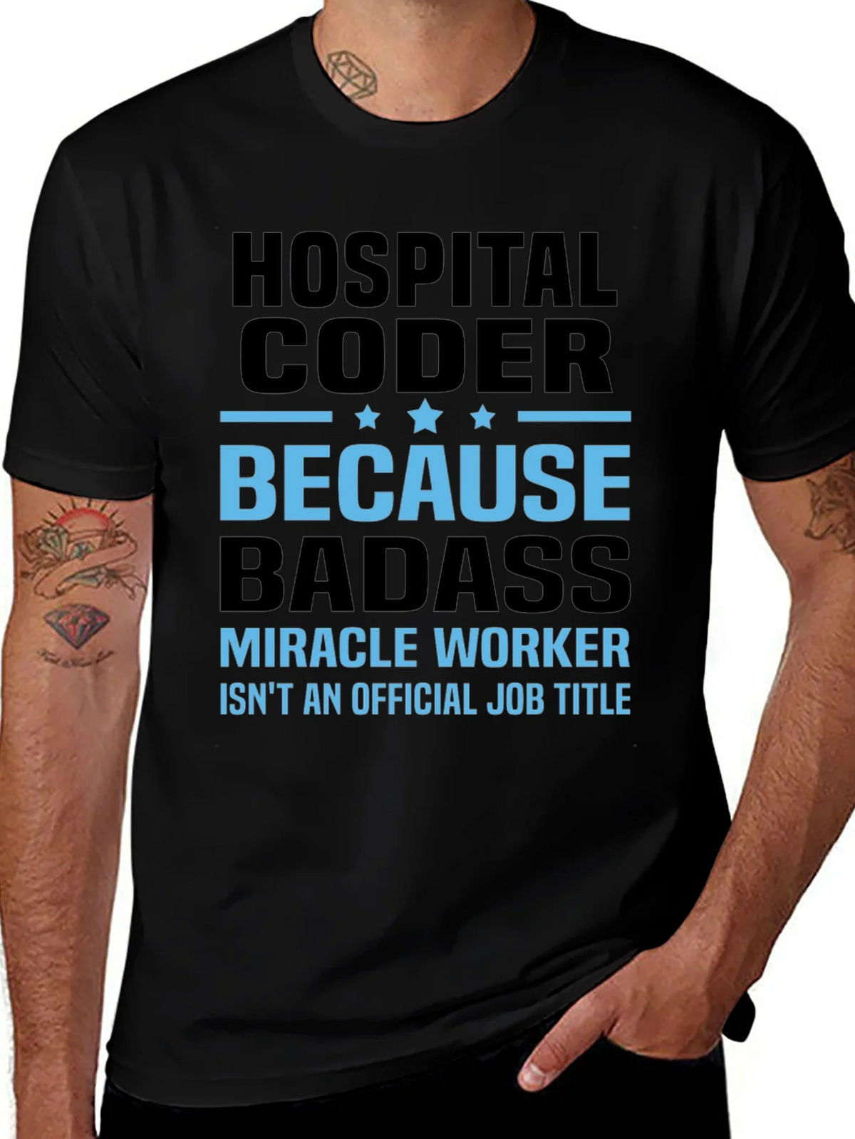 Hospital Coder T-Shirt - Because Badass! product image 1