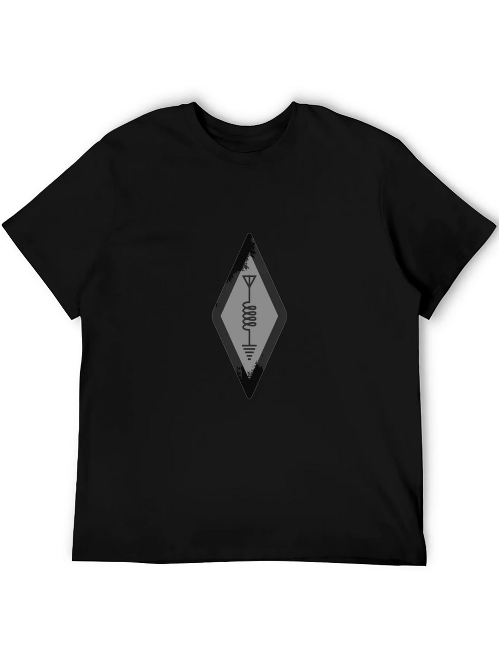 Radio Circuit T-Shirt - Black Ham Design product image 8