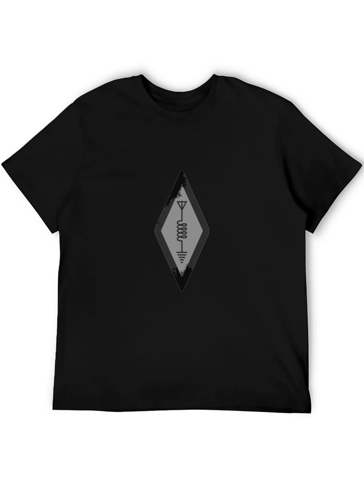 Radio Circuit T-Shirt - Black Ham Design product image 8