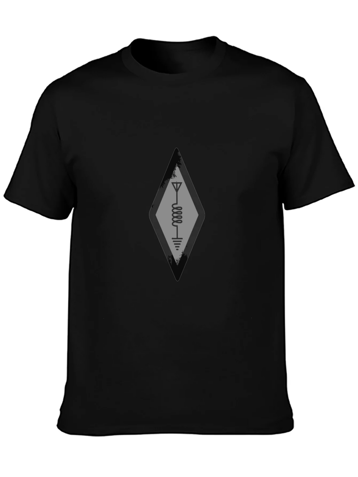 Radio Circuit T-Shirt - Black Ham Design product image 6