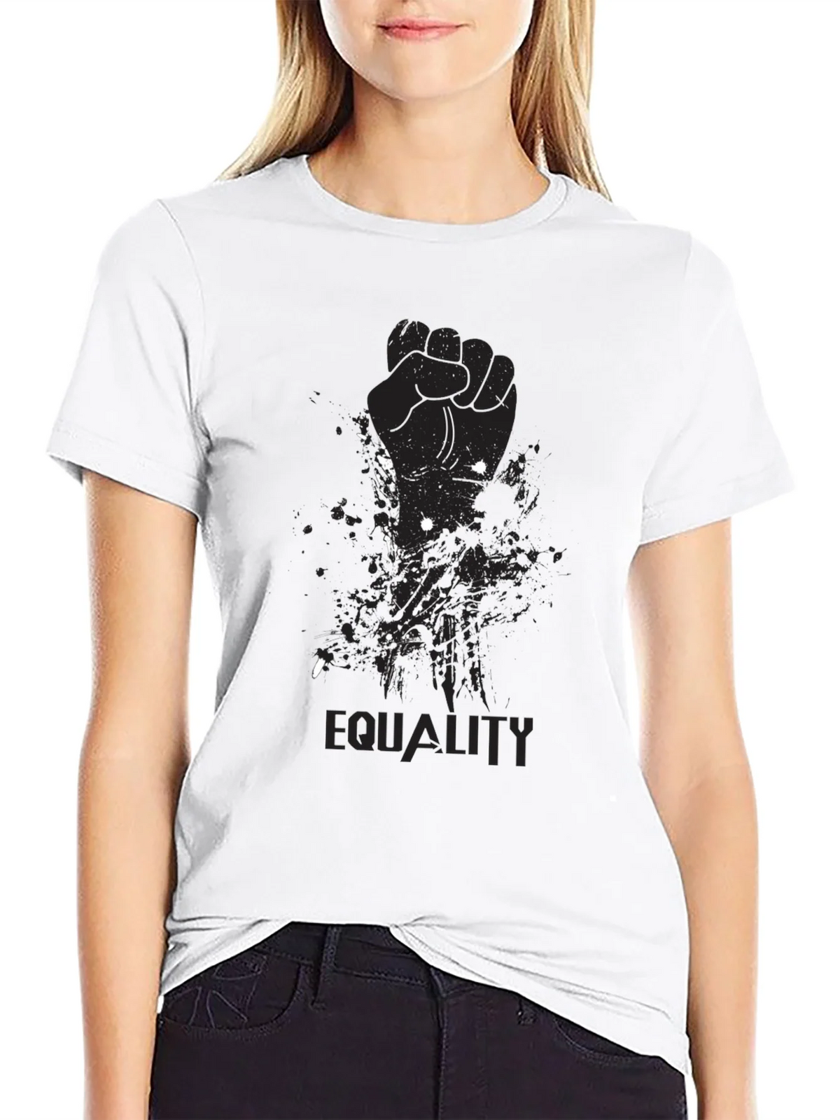 Equality Graphic T-Shirt - Black product image 11