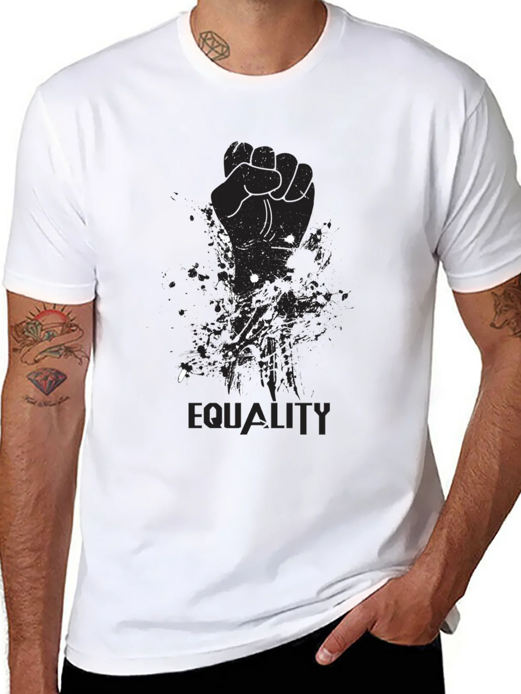 Equality Graphic T-Shirt - Black product image 10