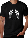Not Today Satan Angel Wings Graphic Tee product image 1