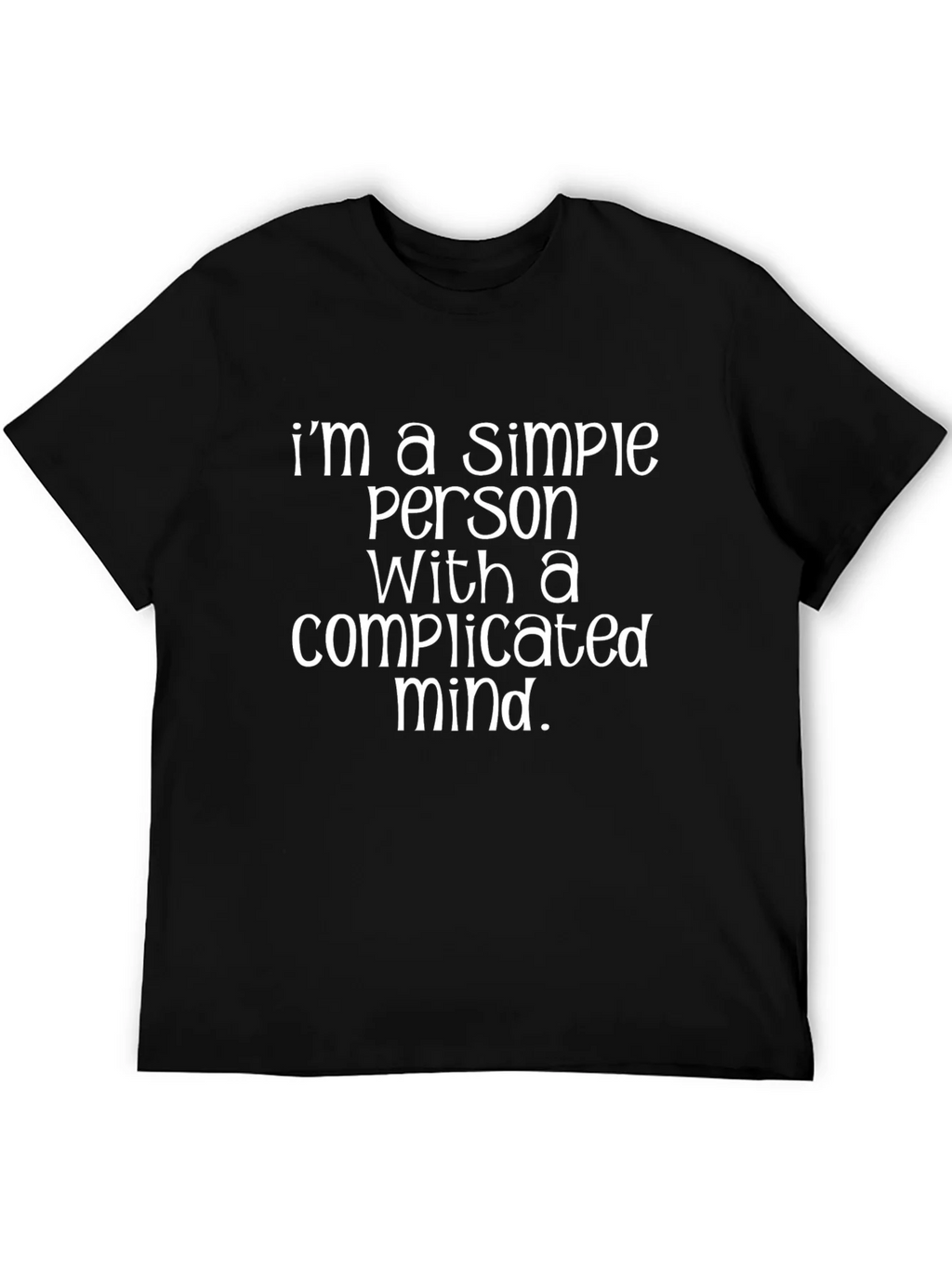 Simple Person Complicated Mind Graphic Tee product image 8