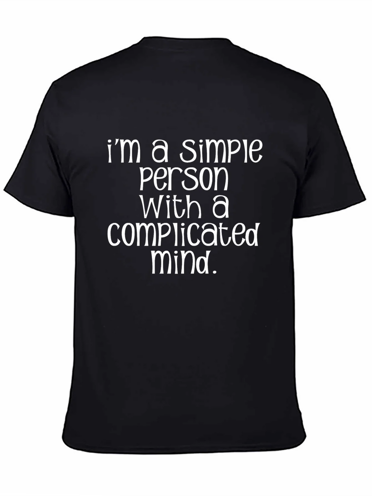 Simple Person Complicated Mind Graphic Tee product image 7