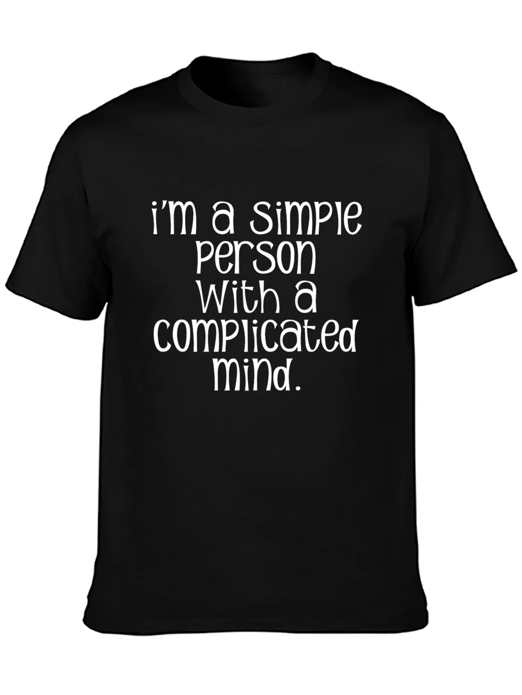 Simple Person Complicated Mind Graphic Tee product image 6