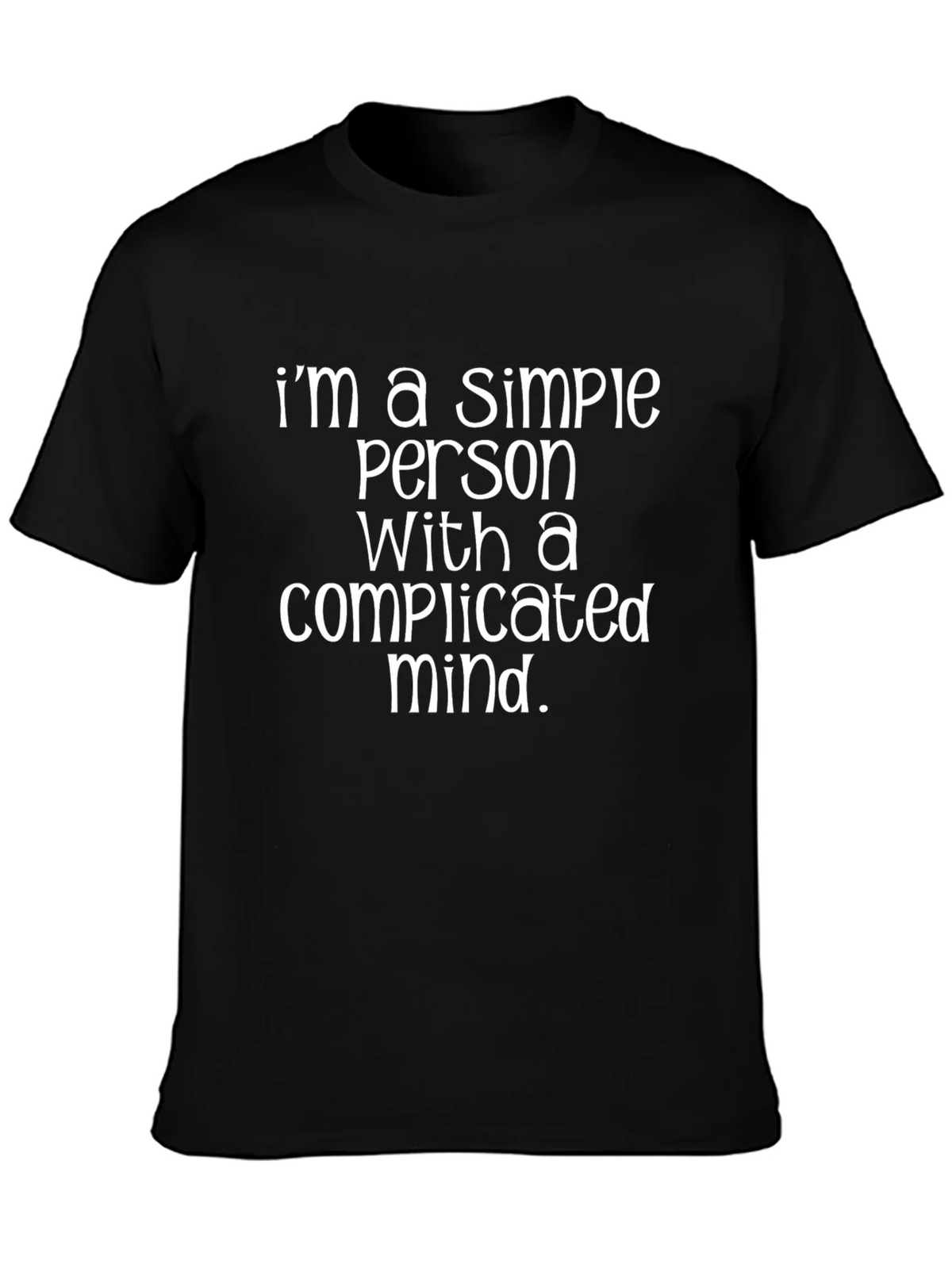 Simple Person Complicated Mind Graphic Tee product image 6
