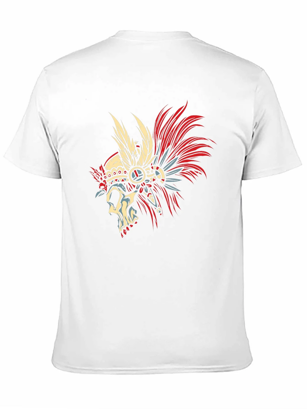 Skull Chief Black T-Shirt - Unique Graphic Tee product image 2
