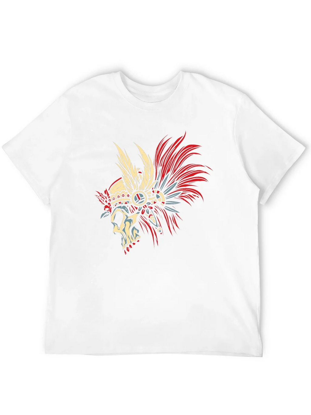 Skull Chief Black T-Shirt - Unique Graphic Tee product image 3