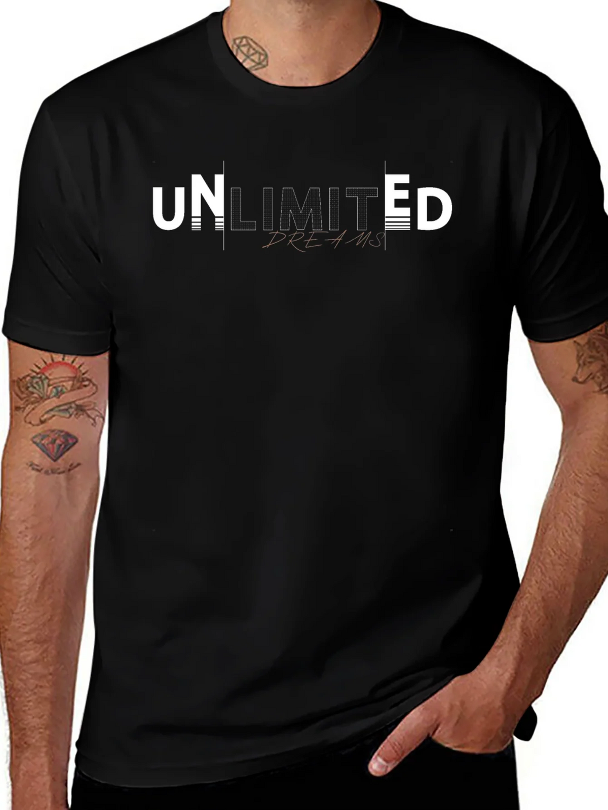 Unlimited Dreams Black Graphic Tee product image 1