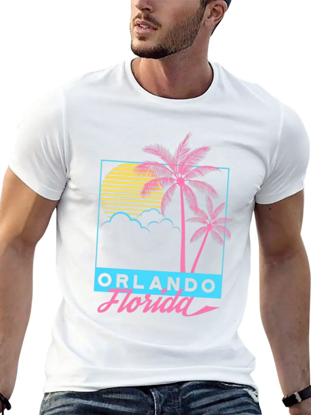 Orlando Florida Retro Graphic T-Shirt product image 4