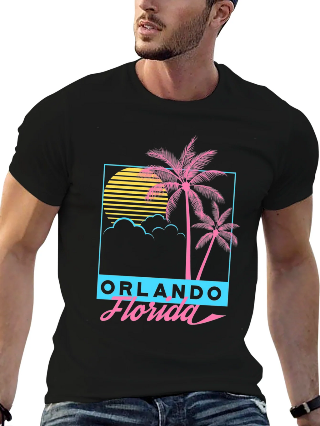 Orlando Florida Retro Graphic T-Shirt product image 9