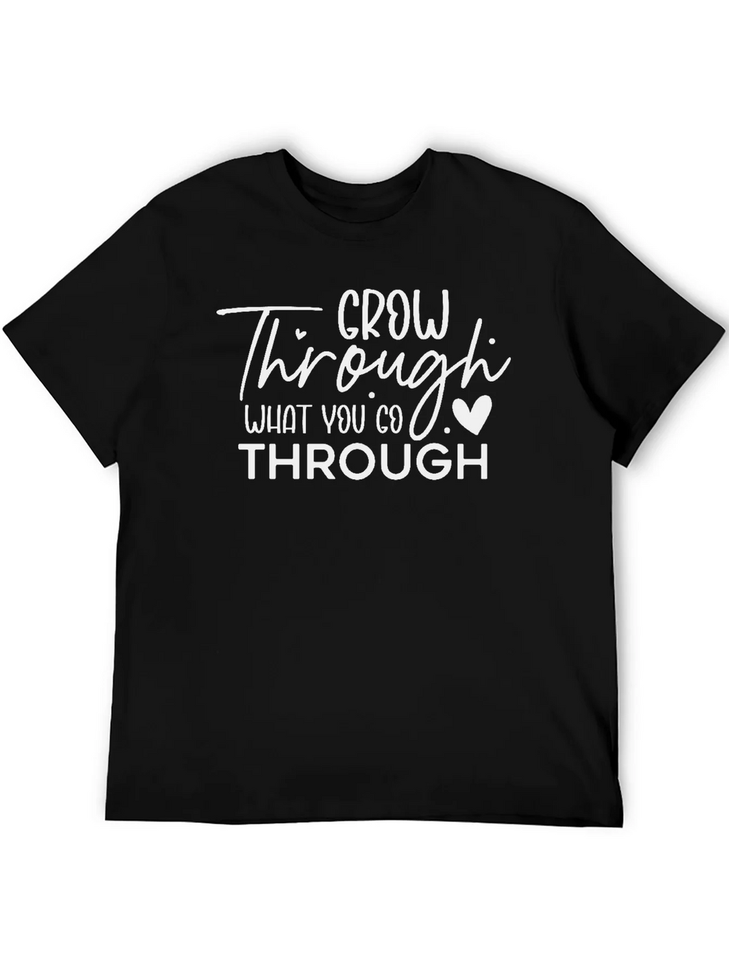 Grow Through What You Go Black T-Shirt product image 8