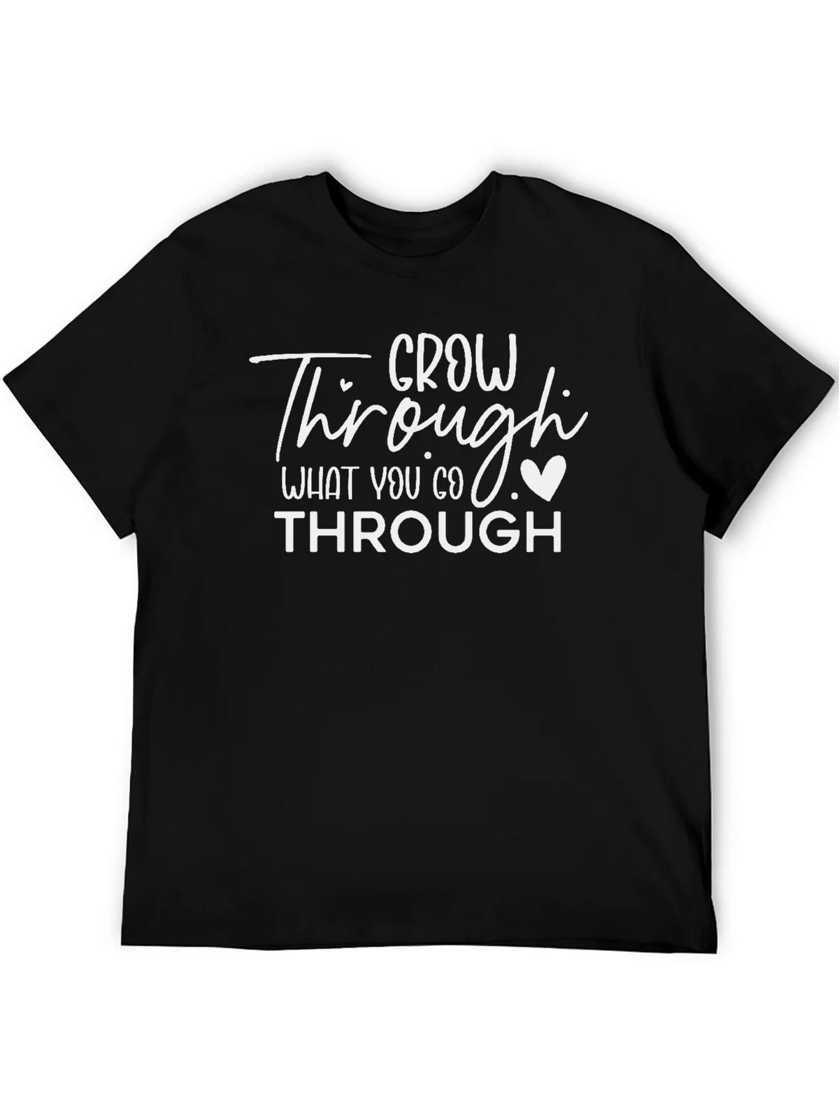 Grow Through What You Go Black T-Shirt product image 8