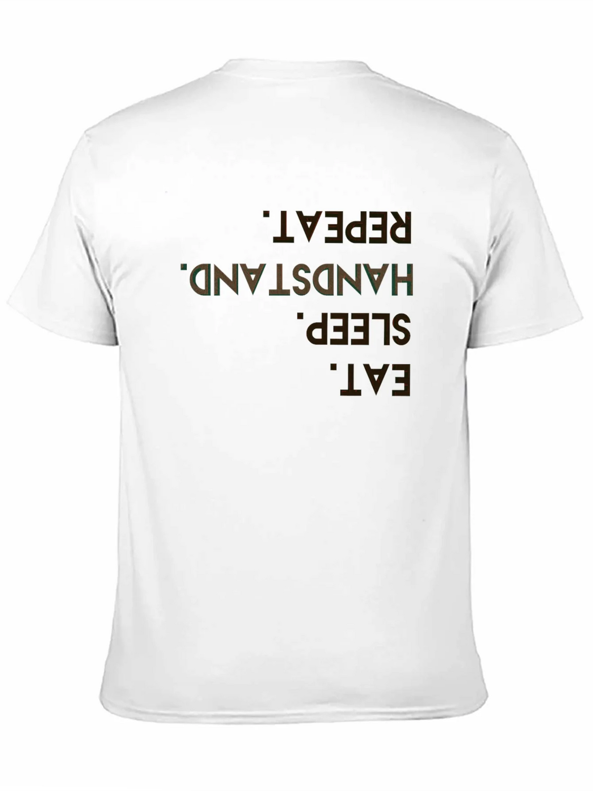Eat Sleep Handstand Repeat Black T-Shirt product image 2