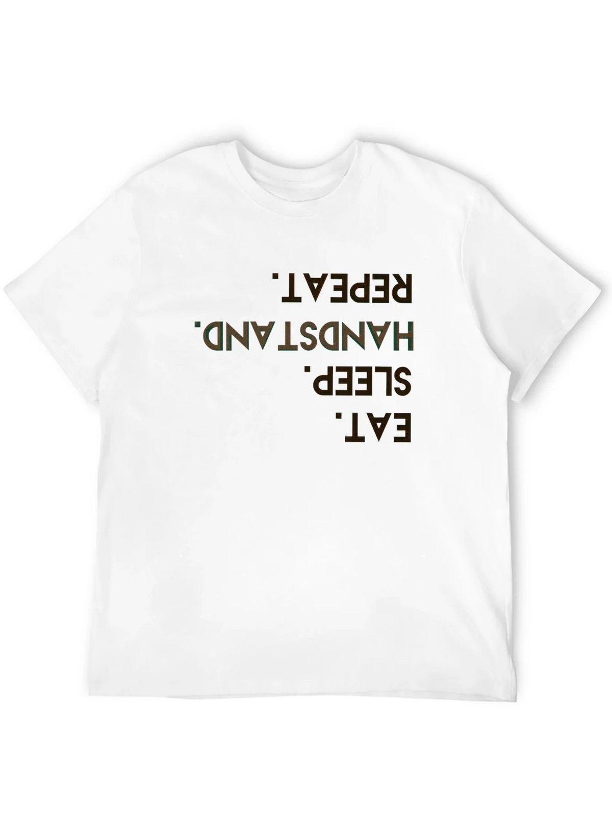 Eat Sleep Handstand Repeat Black T-Shirt product image 3