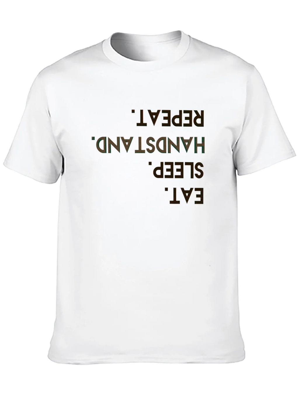 Eat Sleep Handstand Repeat Black T-Shirt product image 12