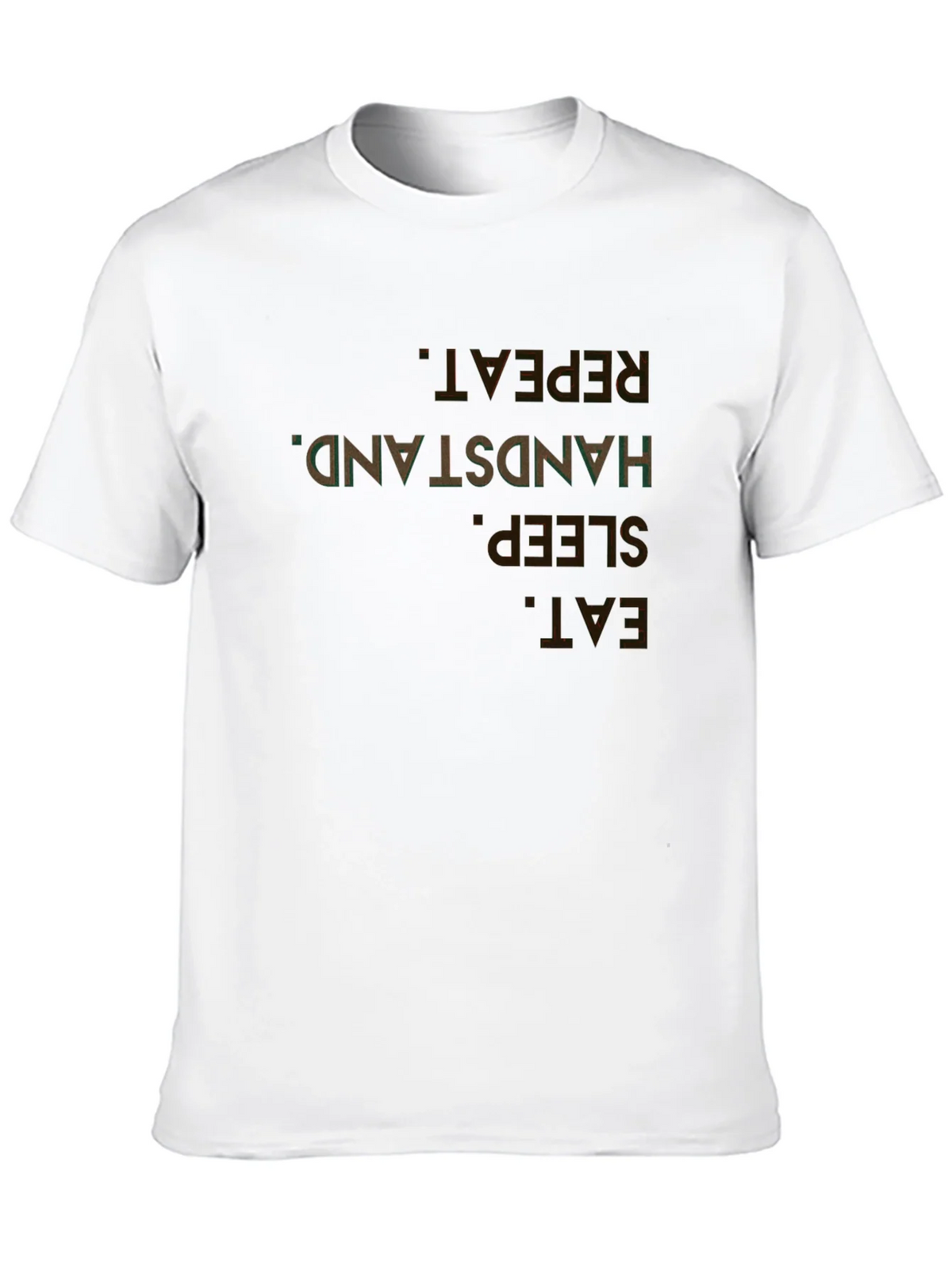 Eat Sleep Handstand Repeat Black T-Shirt product image 12