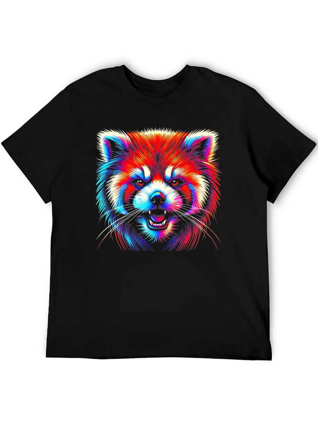 Neon Red Panda Graphic Tee product image 8