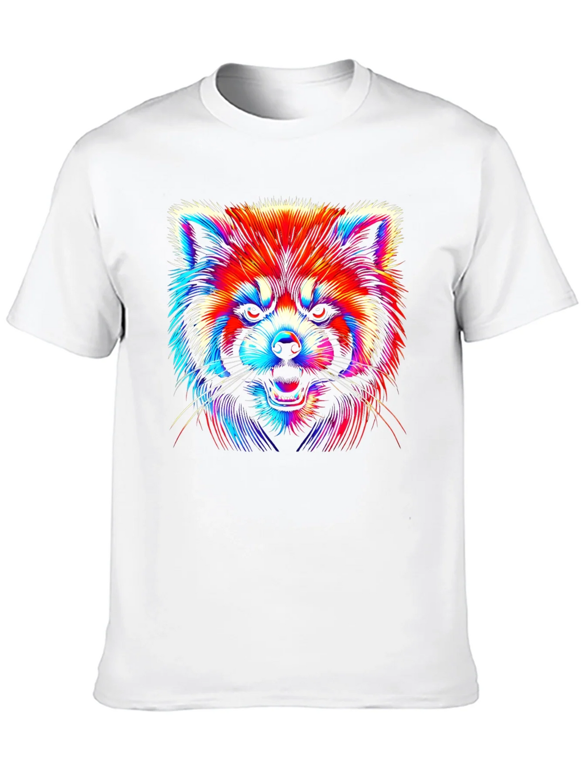Neon Red Panda Graphic Tee product image 12