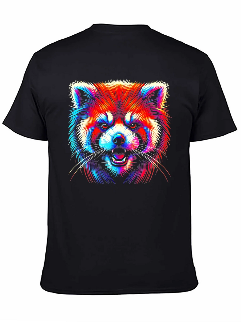 Neon Red Panda Graphic Tee product image 7