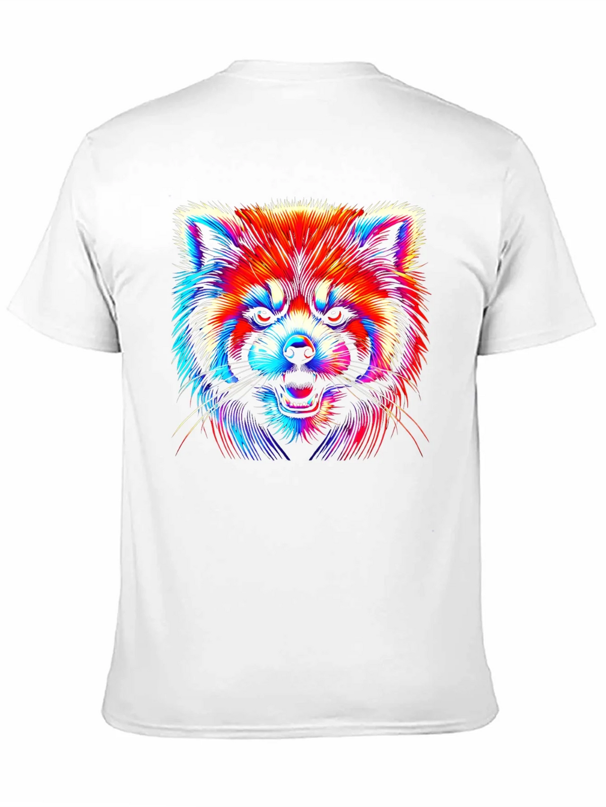Neon Red Panda Graphic Tee product image 2