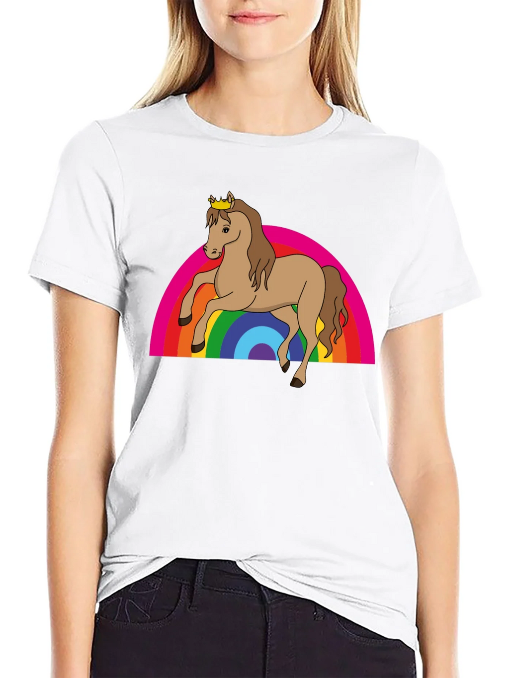 Rainbow Horse Tee - Magical & Fun! product image 11