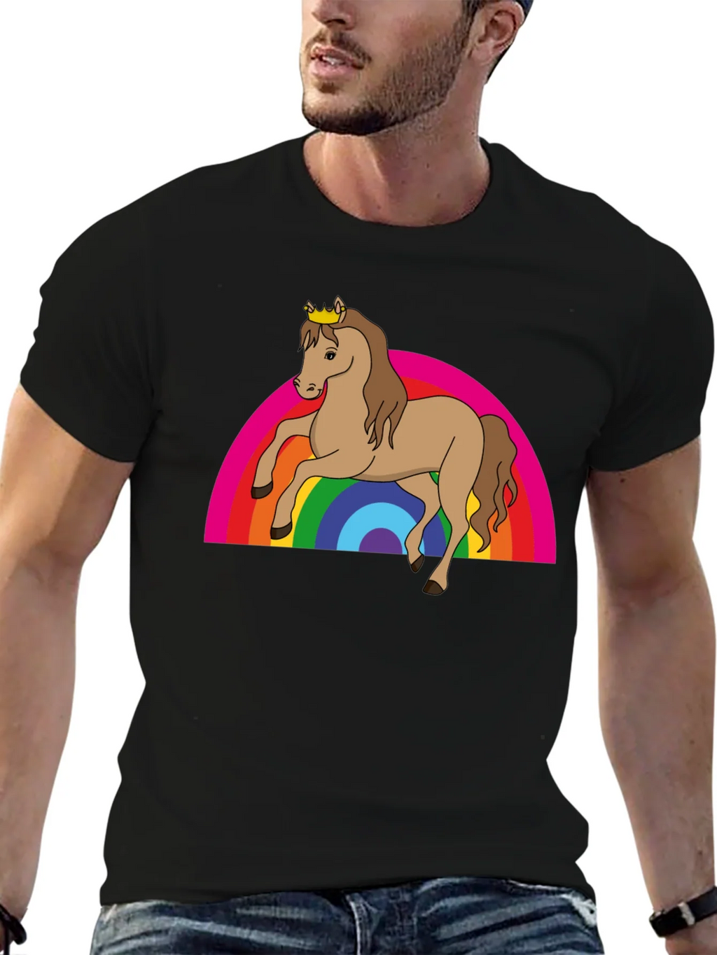 Rainbow Horse Tee - Magical & Fun! product image 9