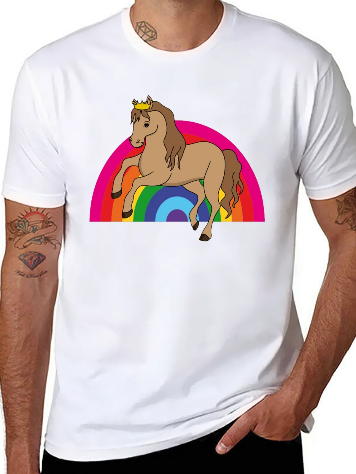 Rainbow Horse Tee - Magical & Fun! product image 10