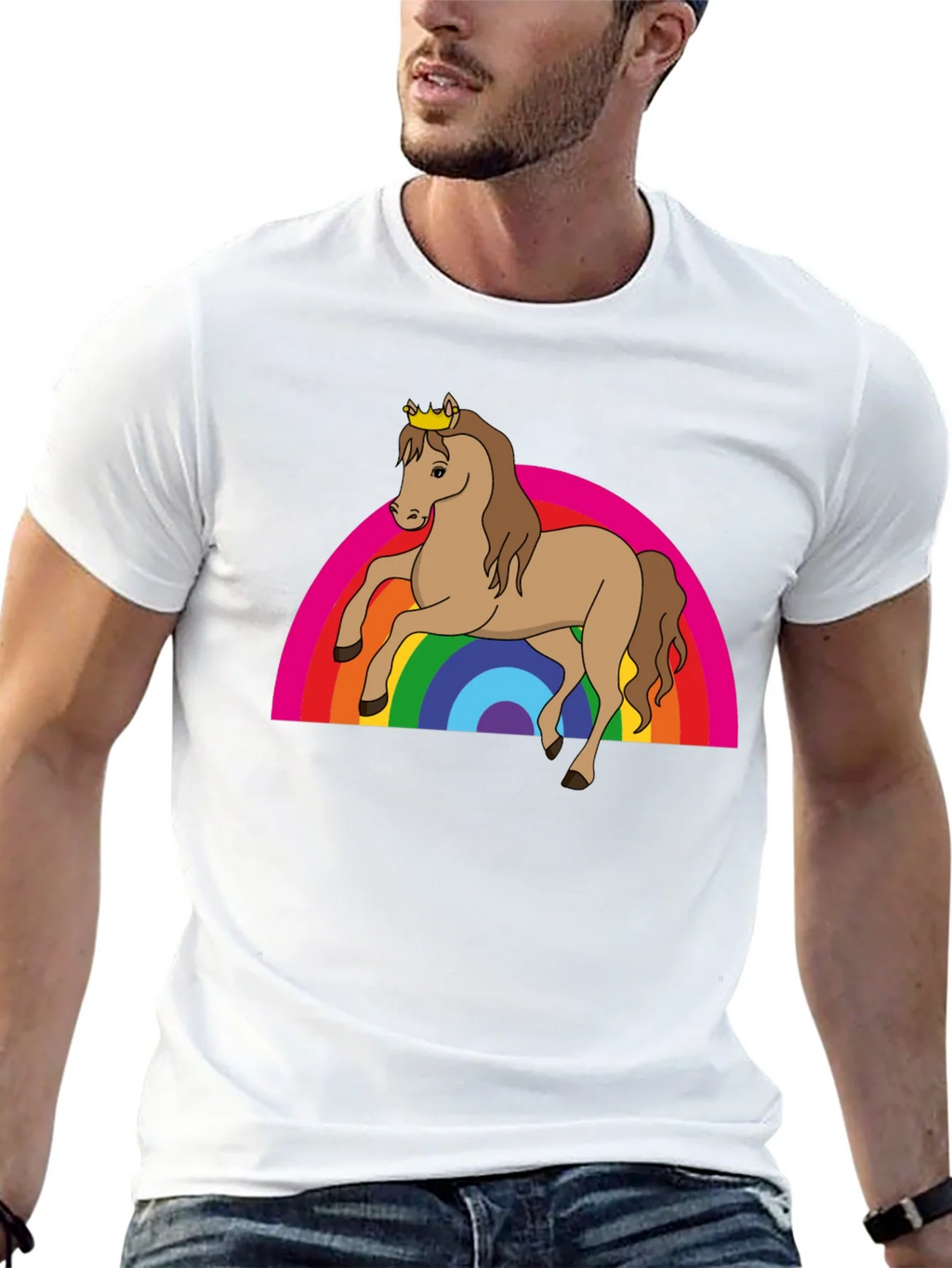 Rainbow Horse Tee - Magical & Fun! product image 4