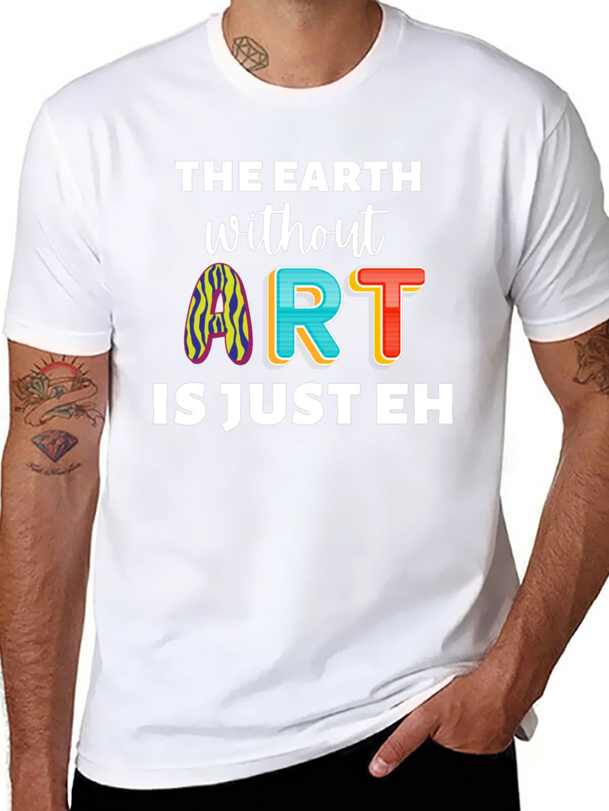 The Earth Without Art Mens Graphic T-Shirt product image 10