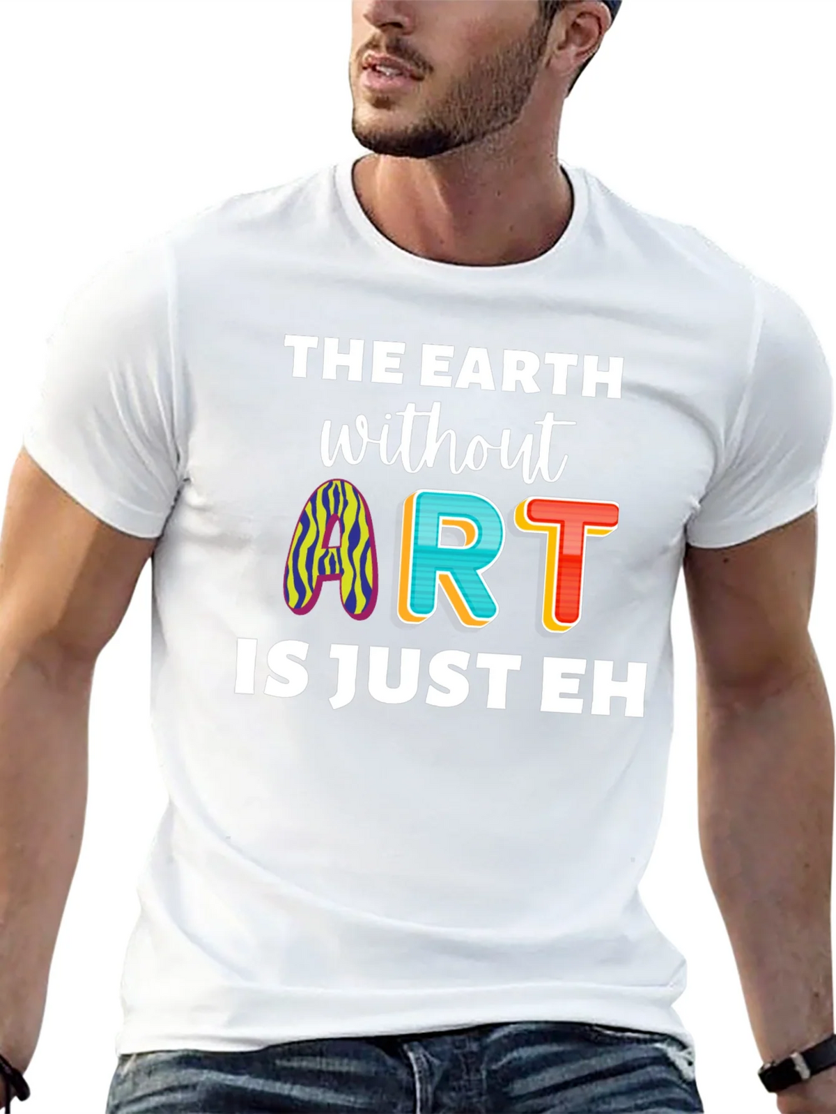 The Earth Without Art Mens Graphic T-Shirt product image 4