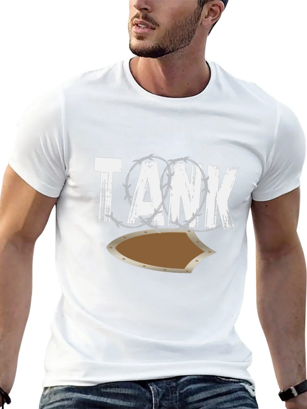 Tank Shield Graphic Tee - Mens Black T-Shirt product image 4
